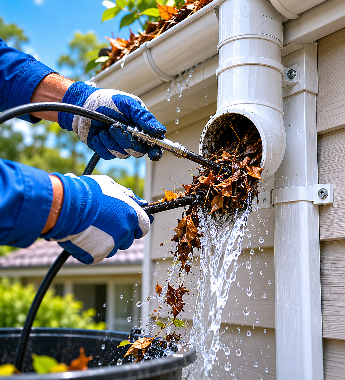 Unblocking Downpipes